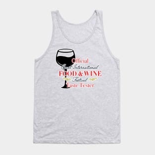 Epcot Food and Wine Festival Taste Tester Tank Top